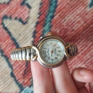 Anne Klein Mother of Pearl Face Two Tone Watch